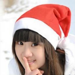 【在庫あり★即納可能】サンタクロース 帽子★クリスマス Christmas★オーソドックス 簡易 サンタ コスプレ【新品★未使用品】