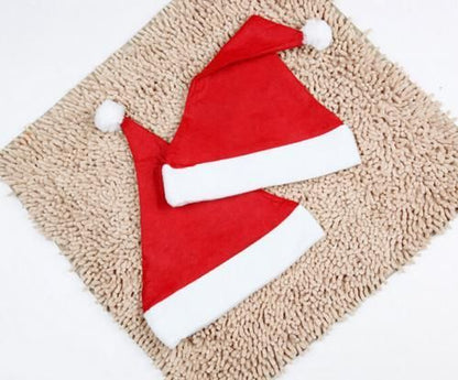 【在庫あり★即納可能】サンタクロース 帽子★クリスマス Christmas★オーソドックス 簡易 サンタ コスプレ【新品★未使用品】