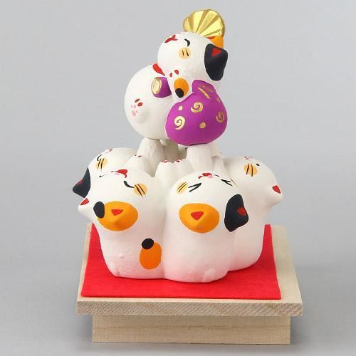 【在庫あり★即納可能】わっしょい 幸福上昇 猫★福招き【新品★未使用品】