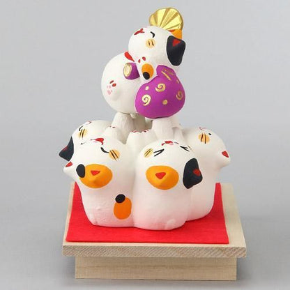【在庫あり★即納可能】わっしょい 幸福上昇 猫★福招き【新品★未使用品】