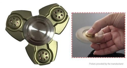 【在庫ラスト1個★即納可能】ハンド フィジェット スピナー スタイルＶ(０７０) アルミ合金製 ★CKF Pepyakka EDC  Focus Toy aluminum
