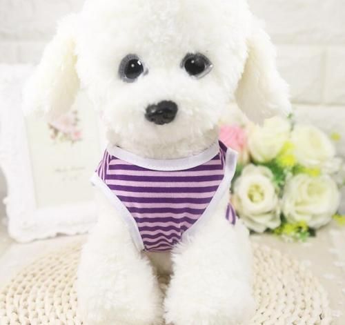 ペット用 ボーダー柄ベスト オレンジ/グリーン/ブラック/パープル★犬服 愛犬 ハロウィン 洋服 ドッグサイズ 犬の服 犬雑貨 仮装【新品★未使用品】