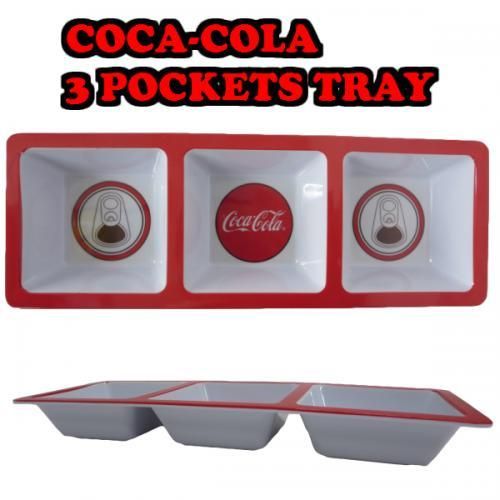 【在庫あり★即納可能】コカコーラ 3ポケット トレイ★何を入れてもOK【新品★未使用品】