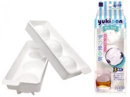 【在庫あり★即納可能】deLijoy ゆきポン でかまる氷★ボール型の氷が3個作れる製氷皿【新品★未使用品】