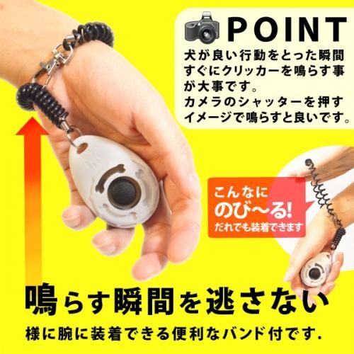 【在庫あり★即納可能】ペット用しつけクリッカー★ワンちゃんなどのしつけに♪カチッ♪いい事をした合図に【RCPsuper1206】【新品★未使用品】