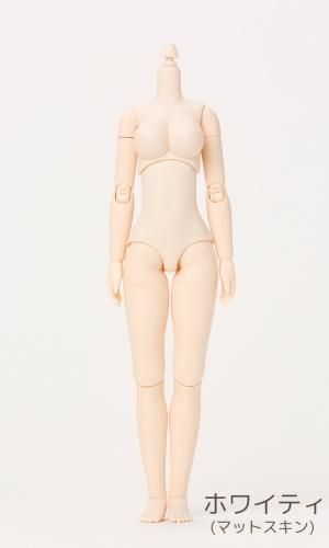 【在庫あり★即納可能】素体 24cmオビツボディ 24BD-F02N-L/24BD-F02W-L マットスキンタイプ バストサイズL マグネットなし (ナチュラル/ホワイティ) オビツ製作所
