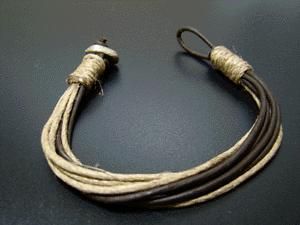 O/OPARTS アバクロ風ハンドメイド Hemp&OILコーティング8連ブレスレット/bl-085