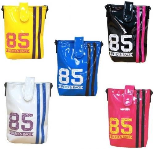 85 エナメル ミニショルダーバッグ