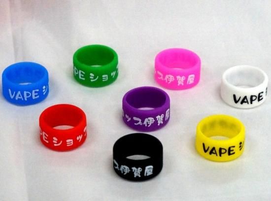 赤字上等★激安セール【在庫あり★即納可能】VAPEショップ伊賀屋オリジナル シリコン ベイプ リング Vape Band★VAPE RING バンド ガラスタンク ガード