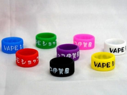 赤字上等★激安セール【在庫あり★即納可能】VAPEショップ伊賀屋オリジナル シリコン ベイプ リング Vape Band★VAPE RING バンド ガラスタンク ガード