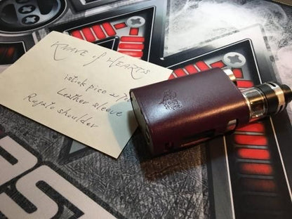 【納期1ヶ月以上】KNAVE of HEARTS製 Eleaf iStick Pico 75W 保護用 栃木レザー スリーブ ケース 全8色★VAPE ベイプ イーリーフ アイスティック ピコ カバー