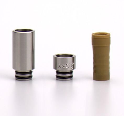 赤字上等★激安セール【在庫ラスト2個★即納可能】プルームテック対応VAPE用 ドリップチップ ステンレス製 マウスピース 510★Ploom TECH Kecig 1.0 Drip tip 吸い口