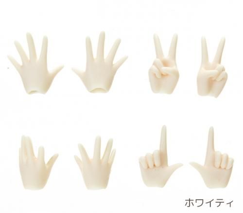 【在庫あり★即納可能】OBITSU BODY 24cm用 ハンドパーツ 4種セット オビツ製作所【24AC-FP01N/24AC-FP01W】