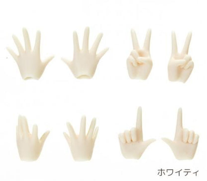 【在庫あり★即納可能】OBITSU BODY 24cm用 ハンドパーツ 4種セット オビツ製作所【24AC-FP01N/24AC-FP01W】