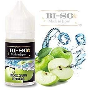 赤字上等★激安セール【在庫あり★即納可能】国産 BI-SO グリーンアップル メンソール 15ml/30ml/60ml★VAPE・ベイプ ビソ Green Apple menthol 日本生産