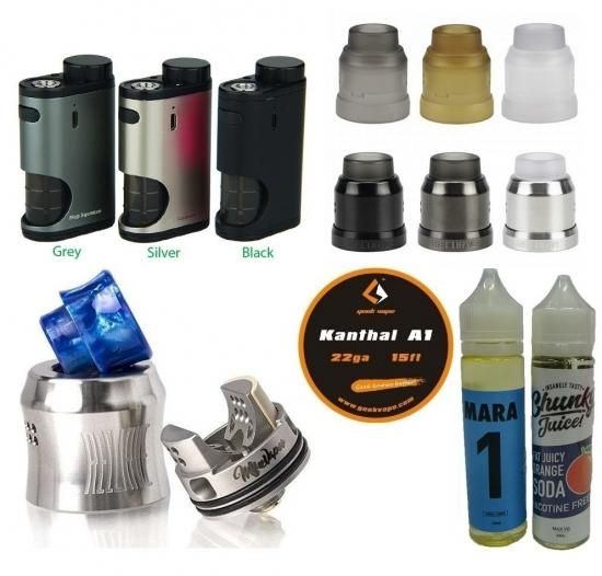 【赤字上等】大人気Youtuberやすにぃ＆伊賀屋コラボ企画 第1弾 ピコンカーセット★Pico Squeeze+ReCurve RDA+ReCurve22mmキャップ+22Gaワイヤー+リキッド
