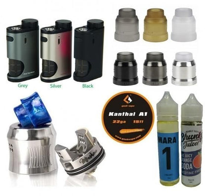 【赤字上等】大人気Youtuberやすにぃ＆伊賀屋コラボ企画 第1弾 ピコンカーセット★Pico Squeeze+ReCurve RDA+ReCurve22mmキャップ+22Gaワイヤー+リキッド