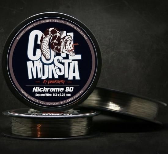 【在庫あり★即納可能】COIL MONSTA Nichrome 80 wire 20～40AWG 30ft /100ft★コイルモンスタ ニクロム ワイヤー【新品・未開封】
