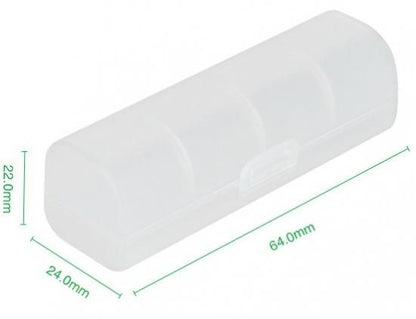 【在庫あり★即納可能】VAPEバッテリー18650×1本用 プラスチック製 保護収納ケース★Plastic Storage Case for Single 18650 Battery