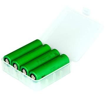 【在庫ラスト2個★即納可能】VAPEバッテリー26650×2本/18650×4本 収納可 プラスチック製 保護収納ケース