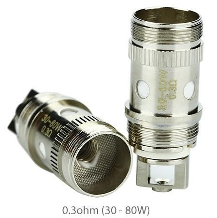 赤字上等★激安セール【在庫ラスト3個★即納可能】Eleaf Melo/Melo III /Ijust 2/Ijust S 交換用コイル 0.3Ω 5個入りセット (EC head)