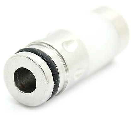赤字上等★激安セール【在庫あり★即納可能】ステンレス+アクリル製 ドリップチップ 24mm★Round Mouth Drilled 510 Drip Tip【1525303/1525304】