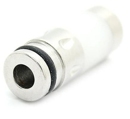 赤字上等★激安セール【在庫あり★即納可能】ステンレス+アクリル製 ドリップチップ 24mm★Round Mouth Drilled 510 Drip Tip【1525303/1525304】