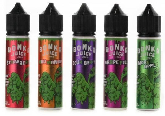赤字上等★激安セール【在庫ラスト1個★即納可能】マレーシア生産 BONKA JUICE SOUR BERRY/Strawberry他 60ml★ボンカジュース サワーベリー/ストロベリー