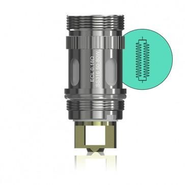 赤字上等★激安セール【在庫ラスト3個★即納可能】Eleaf ECL Head 0.18ohm 5pcs★イーシー ヘッド 交換コイル 0.18Ω 5個入りセット★イーリーフ製アトマイザー用