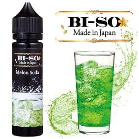 赤字上等★激安セール【在庫ラスト1個★即納可能】国産 電子タバコ用リキッド BI-SO メロンソーダ 15ml★VAPE・ベイプ ビソ 日本生産 Melon Soda