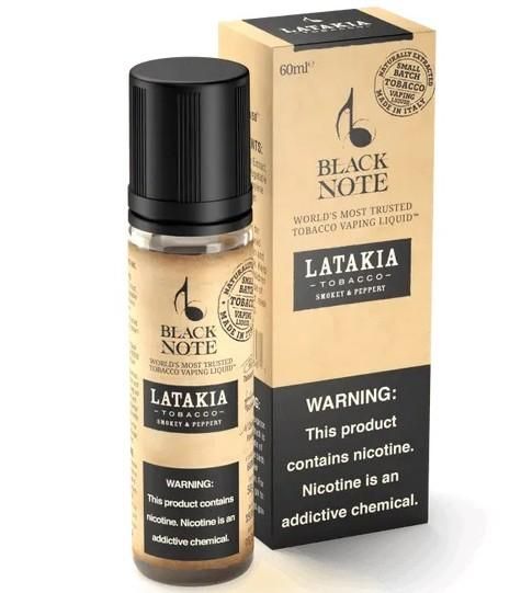 在庫限り【在庫ラスト1個★即納可能】BLACK NOTE ラタキアタバコ (旧カルテット) 60ml | ブラックノート | VAPEショップ伊賀屋