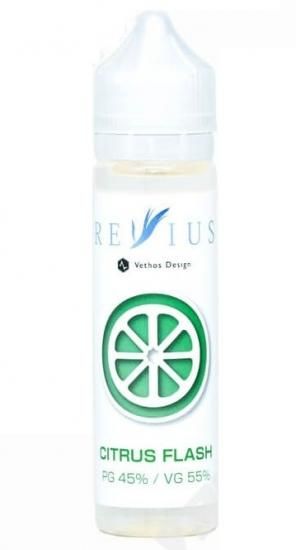 赤字上等★激安セール【在庫ラスト1個★即納可能】国産 電子タバコ用リキッド REVIUS CITRUS FLASH 60ml★ニコチン濃度0％★VAPE・ベイプ シトラス フラッシュ レビウス
