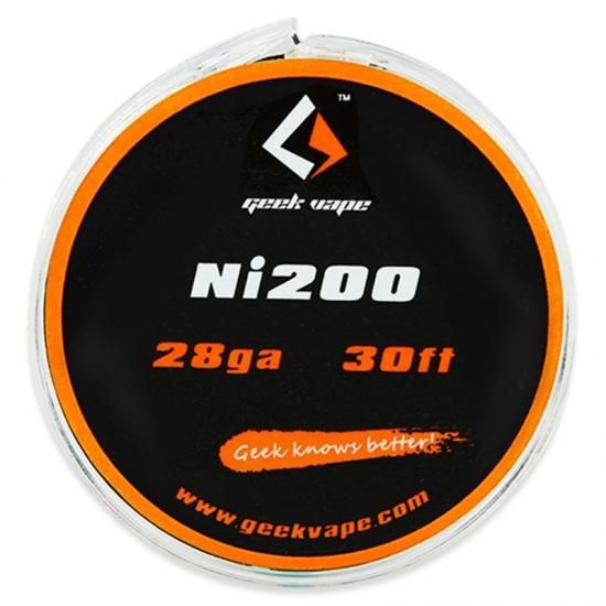 【在庫あり★即納可能】Geek Vape Atomizer DIY Tape Wire Ni200 26GA/28GA 30ft 約10m★