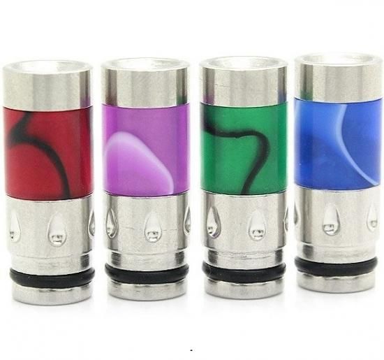 赤字上等★激安セール【在庫ラスト1個★即納可能】VAPE用 ステンレス+アクリル製 ドリップチップ 24.2mm★510 ドリチ【新品★未使用品】