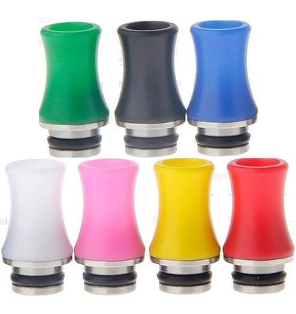 赤字上等★激安セール【在庫あり★即納可能】VAPE用 POM製 ドリップチップ 21mm★Stainless Steel + POM Hybrid 510 Drip Tip
