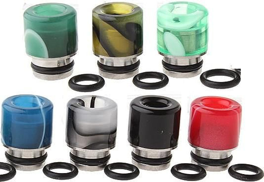 赤字上等★激安セール【在庫あり★即納可能】VAPE用 アクリル製 ドリップチップ 14mm★Acrylic + Stainless Steel Hybrid 510 Drip Tip★510 ドリチ