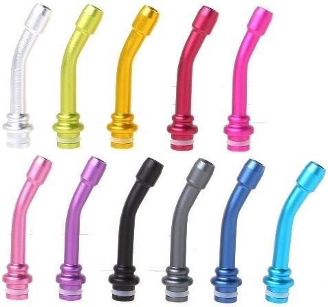 赤字上等★激安セール【在庫あり★即納可能】VAPE用 アルミニウム製 ロング ドリップチップ 55mm★ベイプ(電子タバコ) 510 スピットバック防止 ドリチ【1635400】