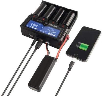 【赤字上等★激安セール】最強の診断機能【在庫ラスト2個★即納可能】XTAR VP4 PLUS DRAGON バッテリー充電器 | 内部抵抗測定・0V起動・容量テスト