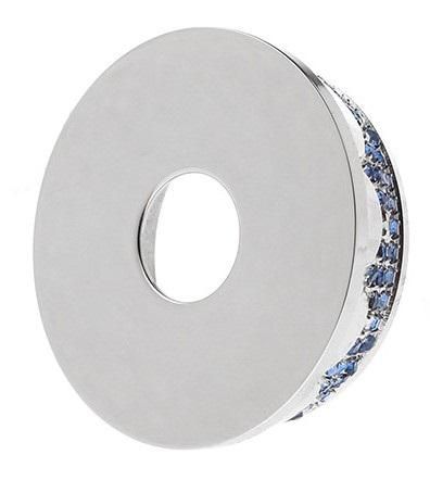 赤字上等★激安セール【在庫ラスト1個★即納可能】直径22mm→31mm 変換 ビューティーリング ステンレス製 ブルークリスタル