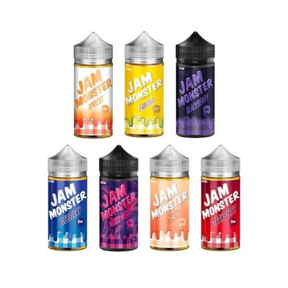 赤字上等★激安セール【在庫あり★即納可能】JAM MONSTER STRAWBERRY 他 100ml★ストロベリー/ブルーベリー/ ジャム モンスター