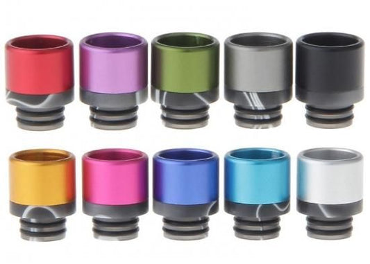 赤字上等★激安セール【在庫あり★即納可能】VAPE用 アクリル+アルミ製 ハイブリッド ドリップチップ★510 16mm★ベイプ(電子タバコ)ドリチ