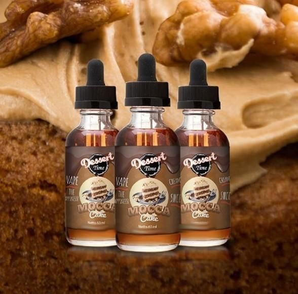 赤字上等★激安セール【在庫あり★即納可能】インドネシア産リキッド VapoRex Juice Mocca Cake 60ml★ヴェポレックス ジュース モカ ケーキ