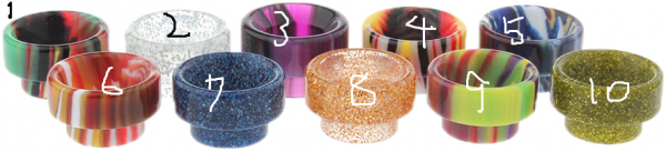 赤字上等★激安セール【在庫あり★即納可能】VAPE用 レジン製 ドリップチップ 10.5mm★Resin 810 Drip Tip★810 ドリチ【新品★未使用品】【8669700】