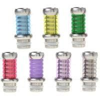 赤字上等★激安セール【在庫あり★即納可能】VAPE用 ステンレス+アクリル製 ドリップチップ 25mm★ベイプ(電子タバコ) 510 ドリチ【新品★未使用品】【1625400/1623100】
