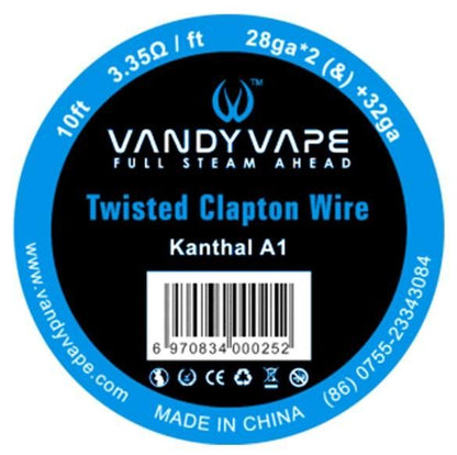 赤字上等★激安セール【在庫あり★即納可能】Vandyvape Resistance Wire kanthal/SS316L Twisted Fused Clapton Wire Vape Wires