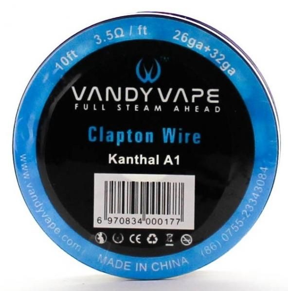 赤字上等★激安セール【在庫あり★即納可能】Vandyvape カンタルA1/SS316L クラプトンワイヤー 各種