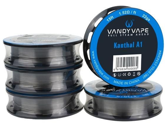 赤字上等★激安セール【在庫ラスト1個★即納可能】Vandyvape Resistance Wire Kanthal Wire Vape Wires★バンディーベイプ カンタル ワイヤー 単線