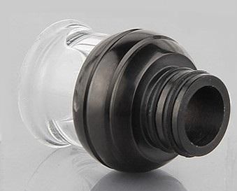 赤字上等★激安セール【在庫ラスト3個★即納可能】VAPE用 ステンレススチール+ガラス製 ドリップチップ 20.4mm