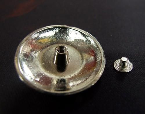 【在庫あり★即納可能】ターコイズ風 コンチョ ブルー 直径30mm ネジ式