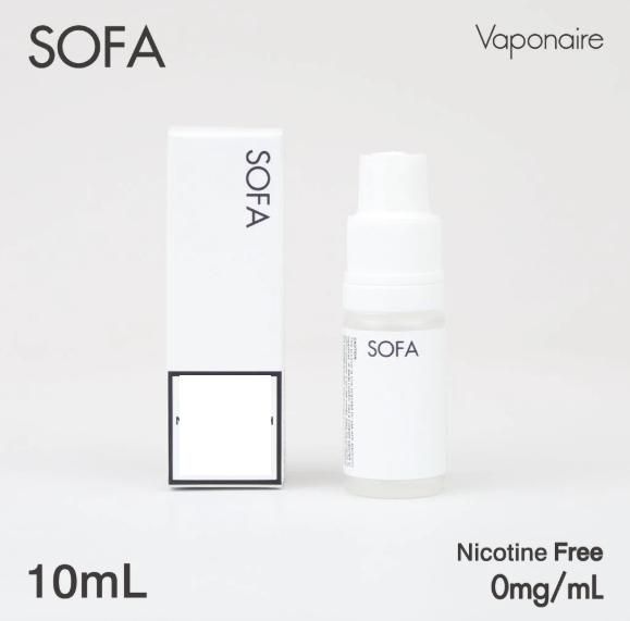 赤字上等★激安セール【在庫ラスト1個★即納可能】イギリス生産 電子タバコ用リキッド Vaponaire Sofa 10ml★ニコチン濃度0％★VAPE・ベイプ ベポネア ソファー
